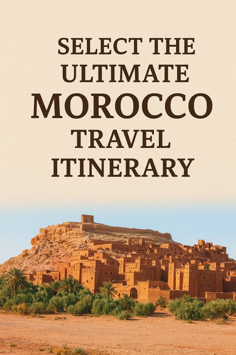 Morocco Travel Itinerary